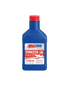 amsoil synthetic blend marine engine oil sae 25w-40