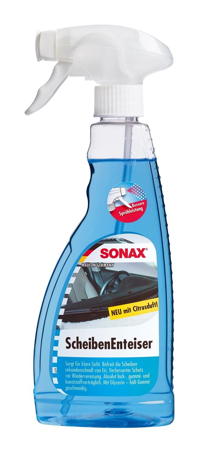 2 X 500 ml SONAX Scheiben Enteiser Spray Scheibenenteiser Scheibe