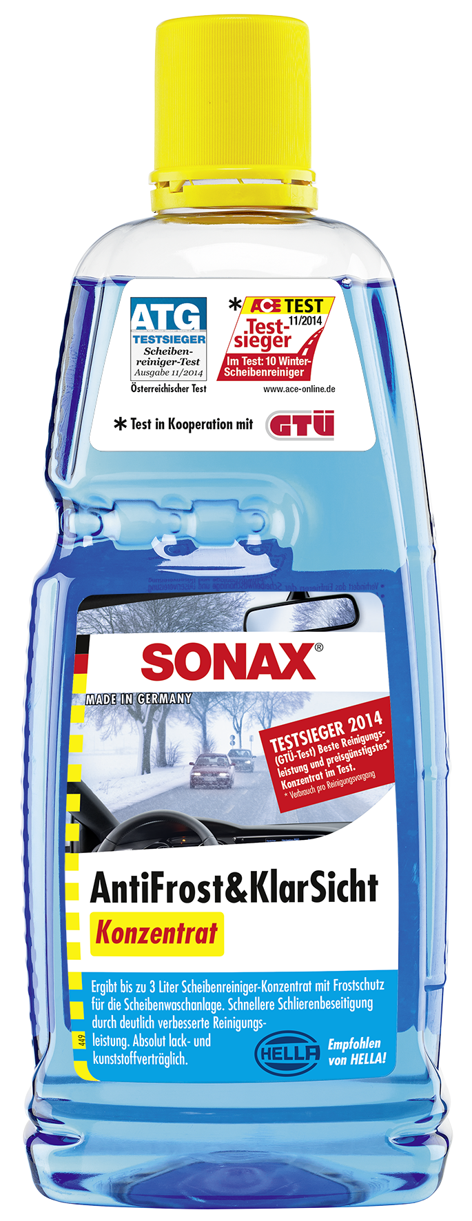 Sonax AntiFrost&KlarSicht Konzentrat IceFresh 1 Liter 01338000  4064700513464 4064700513464-89 ToolTeam T-269963