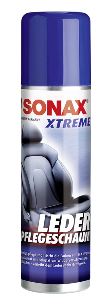 SONAX Leather Foam Leather Cleaner And Conditioner 400 mL