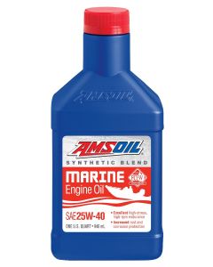 amsoil synthetic blend marine engine oil sae 25w-40
